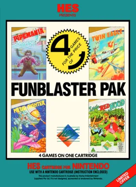 Funblaster Pak (Australia) (Unl) box cover front